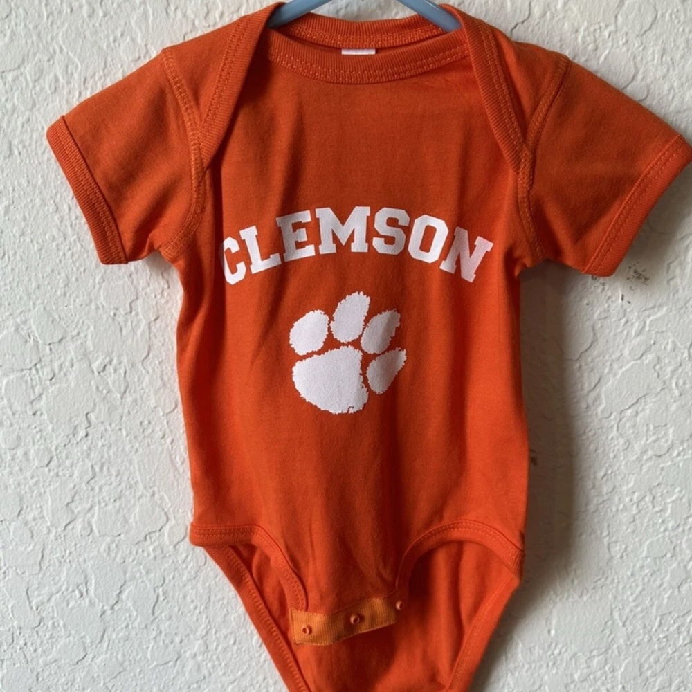 Clemson Tigers 6 month onesie NWT